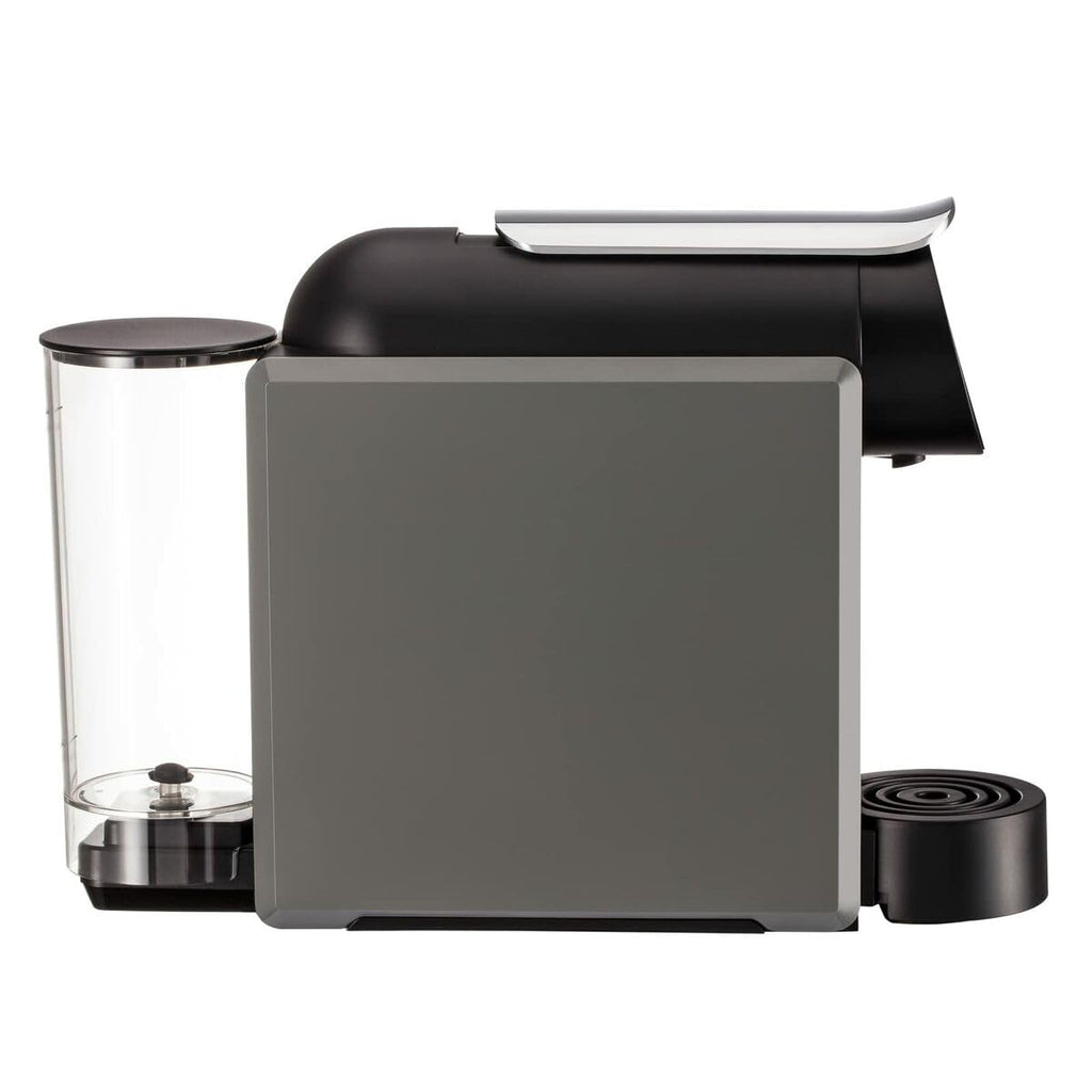 Cafetière à capsules compacte 19 bars, expresso rapide, design moderne gris