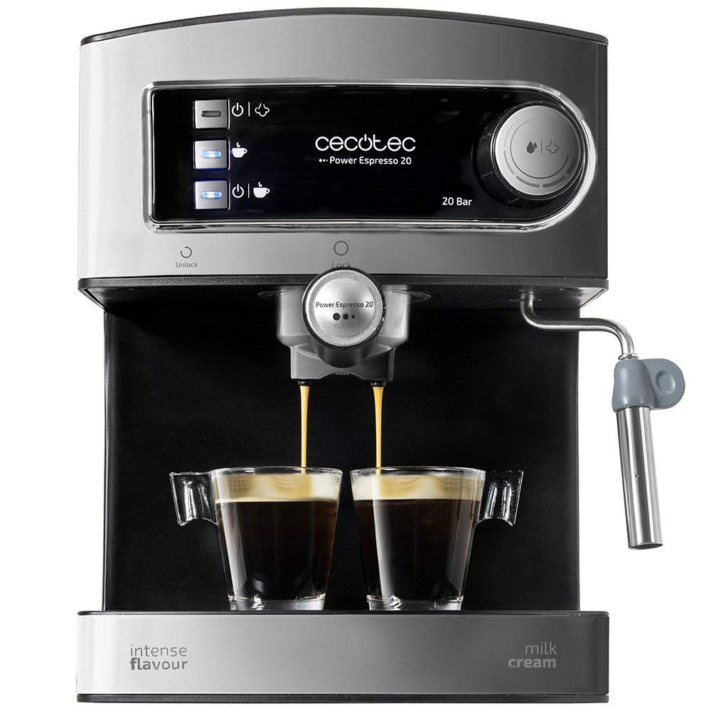 Machine à café Express Power Espresso 20 Barista Pro. 2 Thermoblocks, 20Bars, Manomètre