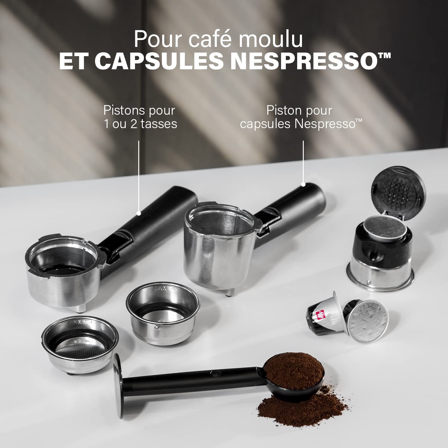 Machine à expressos 249412 - 1,5L - 20 bars