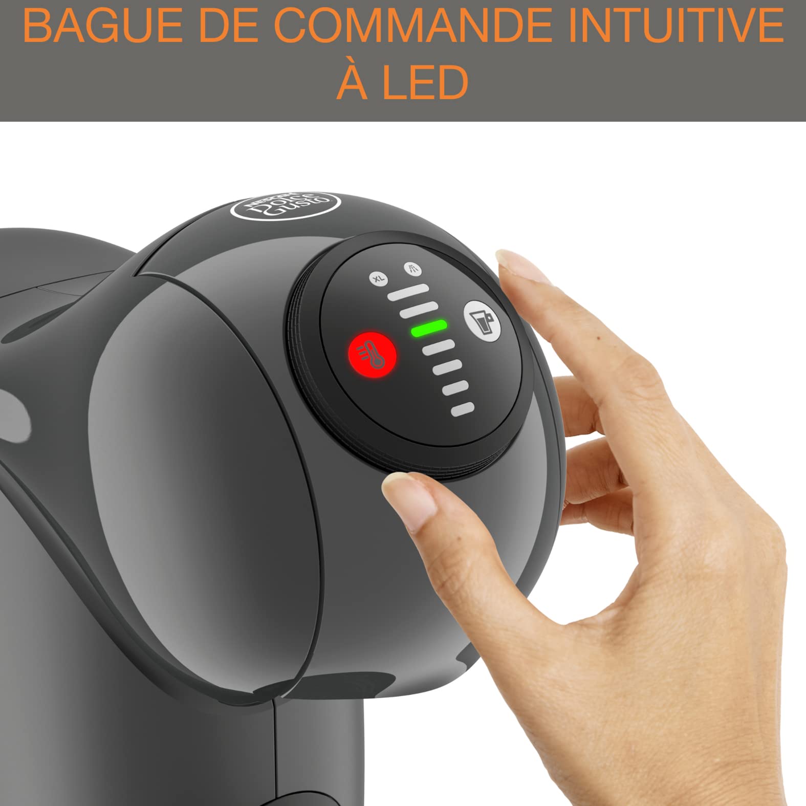 Machine à café dosettes multi-boissons, 0,8 L, Taille des boissons ajustable, Machine à espresso