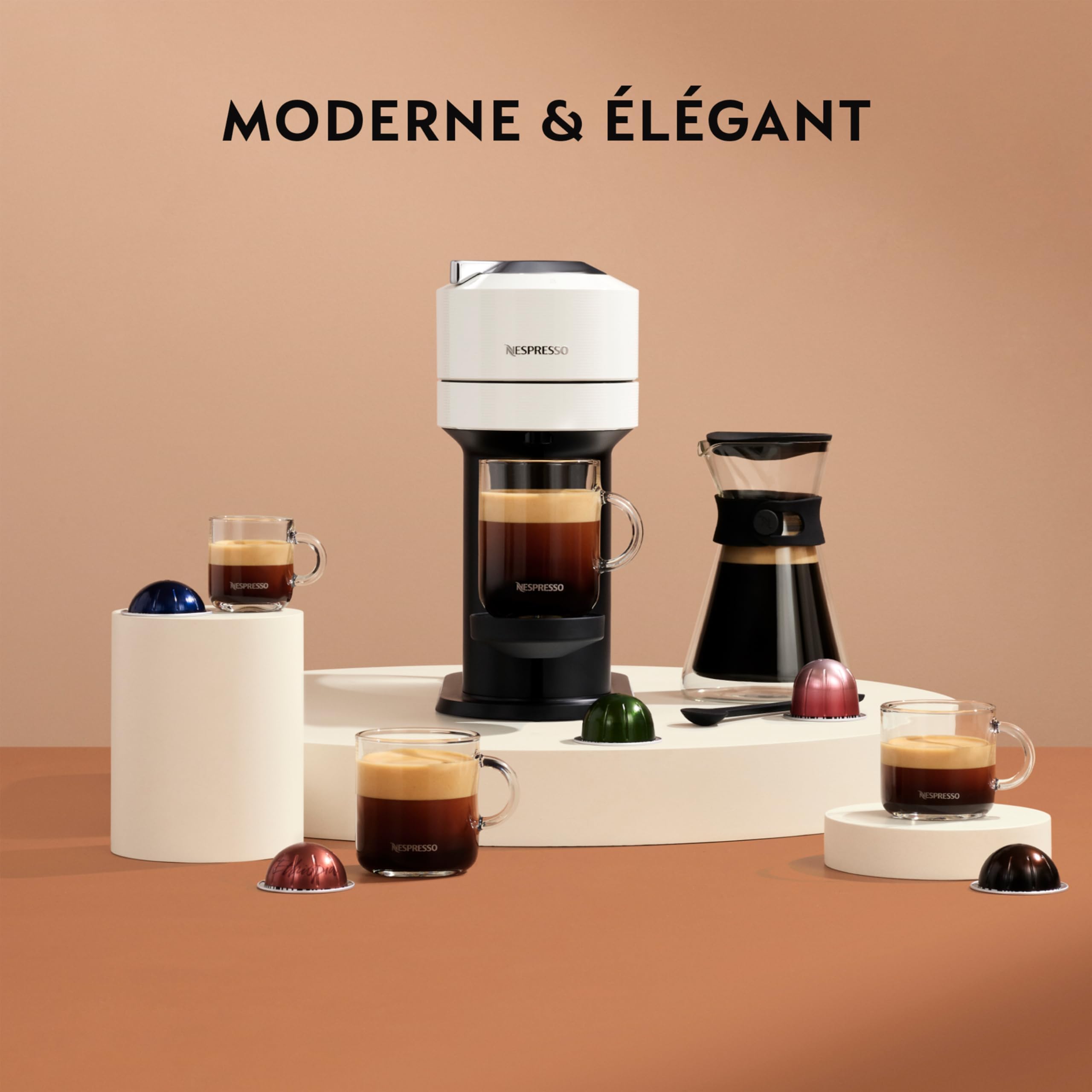 Machine à café Vertuo Next Blanc, 1.1L