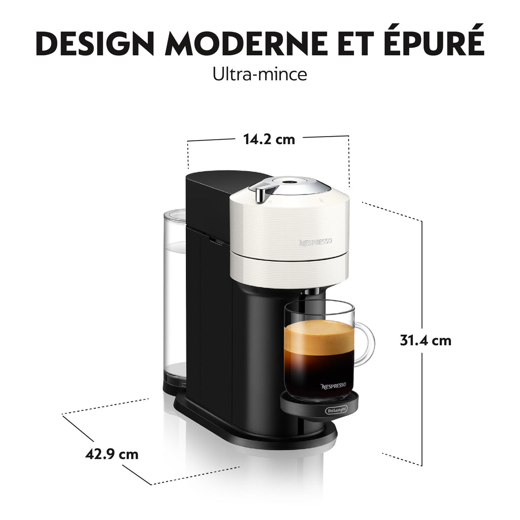 Machine à café Vertuo Next Blanc, 1.1L