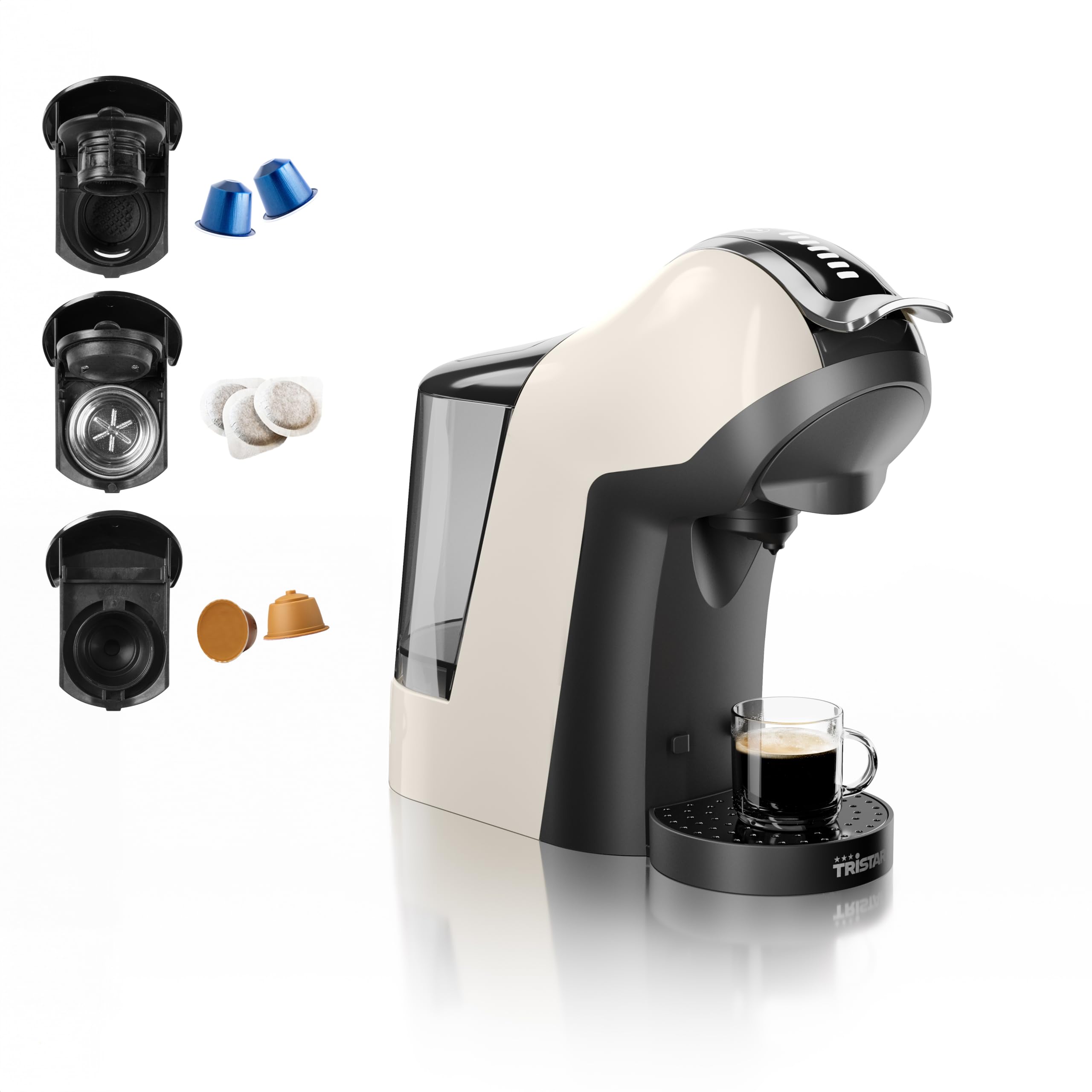 Machine à café Multi-Capsules 3-en-1 – 19 bars